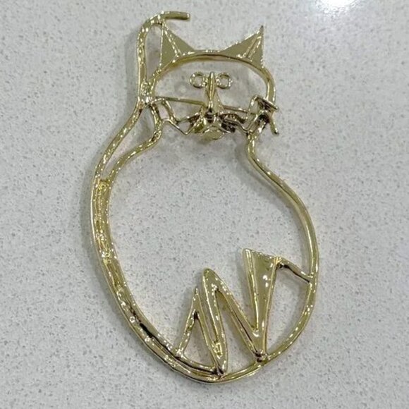 Jewelry - Big Kitty Cat Brooch